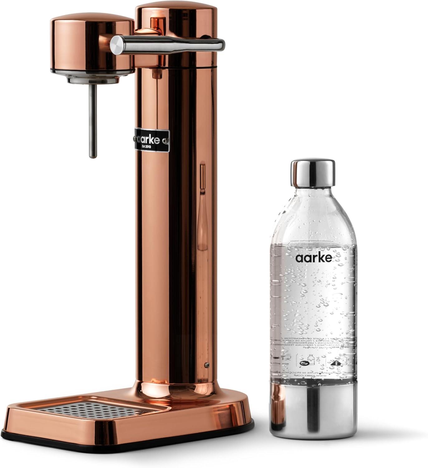image:imageAarke Carbonator lll Sparkling amp Carbonation Water Machine Stainless Steel with PET BPAFree Reusable Bottle Volume 1L34 fl oz BurgundyAAC3Copper