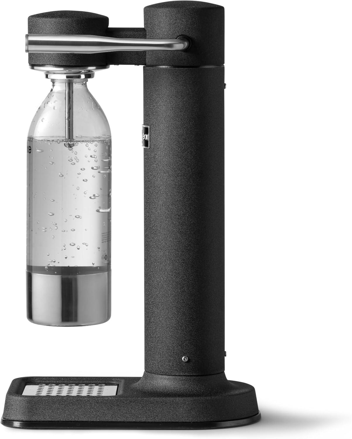 image:imageAarke Carbonator lll Sparkling amp Carbonation Water Machine Stainless Steel with PET BPAFree Reusable Bottle Volume 1L34 fl oz BurgundyAAC3Matte Black