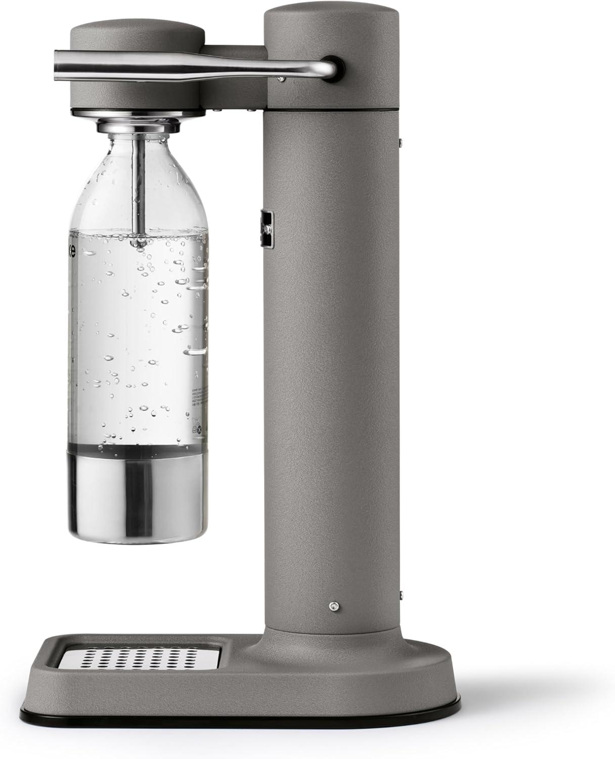 image:imageAarke Carbonator lll with CO2 Cylinder Sparkling amp Carbonation Water Machine Stainless Steel with PET BPAFree Reusable Bottle Volume 1L34 fl oz Matte WhiteAAC3Matte Grey