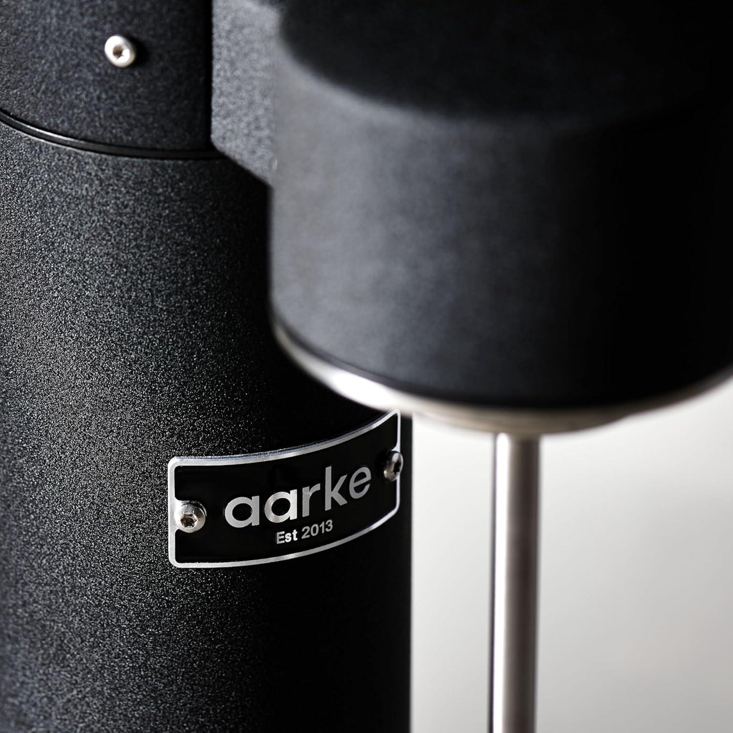 image:imageAarke Carbonator lll with CO2 Cylinder Sparkling amp Carbonation Water Machine Stainless Steel with PET BPAFree Reusable Bottle Volume 1L34 fl oz Matte WhiteAAC3Matte Black