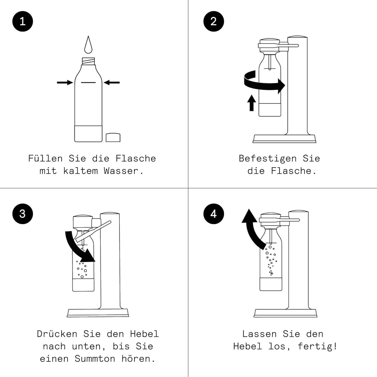image:imageAarke Carbonator lll with CO2 Cylinder Sparkling amp Carbonation Water Machine Stainless Steel with PET BPAFree Reusable Bottle Volume 1L34 fl oz Matte WhiteAAC3Matte Grey