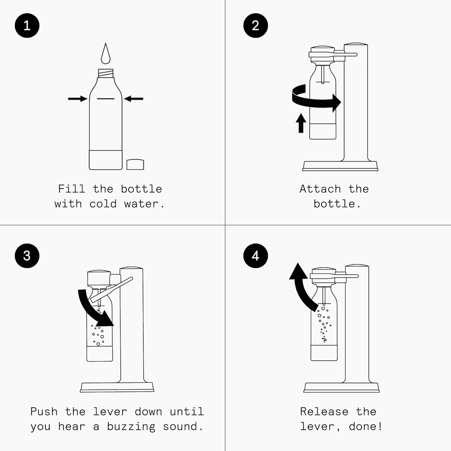 image:imageAarke Carbonator lll with CO2 Cylinder Sparkling amp Carbonation Water Machine Stainless Steel with PET BPAFree Reusable Bottle Volume 1L34 fl oz Matte WhiteAAC3Copper