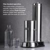 Aarke Carbonator Pro, Sparkling & Carbonation Water Machine, Stainless Steel with Glass Reusable Bottle Volume 800 mL/27 fl oz (Matte Black)(AACPRO Stainless Steel)