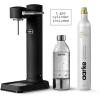 Aarke Carbonator lll, Sparkling & Carbonation Water Machine, Stainless Steel with PET BPA-Free Reusable Bottle Volume 1L/34 fl oz (Burgundy)(AAC3-Matte Black)