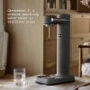 Aarke Carbonator lll, Sparkling & Carbonation Water Machine, Stainless Steel with PET BPA-Free Reusable Bottle Volume 1L/34 fl oz (Burgundy)(AAC3-Matte Grey)