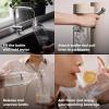 Aarke Carbonator lll with CO2 Cylinder, Sparkling & Carbonation Water Machine, Stainless Steel with PET BPA-Free Reusable Bottle Volume 1L/34 fl oz (Matte White)(AAC3-Black Chrome)