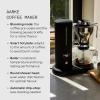 Aarke Coffee Maker – Electric 10 Cup / 42 fl oz Drip Brewer with Automatic Drip-Stop, Glass Carafe, Brews Full Pot in Under 6 Minutes, SCA Certified, Stainless Steel(Matte Black)