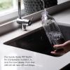 Aarke Extra PET Stainless Steel Reusable Bottle for Carbonator l, ll, and 3, BPA-Free and Non-Toxic, 1L/34 fl oz (2-Pack)(1L/34 fl oz (Pack of 2))