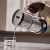 Aarke Purifier Glass Water Pitcher, Refillable Stainless Steel Filter, 8-Weeks Performance, BPA-Free, Dishwasher Safe, Pure & Enriched Refill Granules, 1.18L (5 Cups) Capacity(5 Cups / 1.18L – Standard)