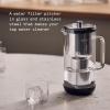 Aarke Purifier Glass Water Pitcher, Refillable Stainless Steel Filter, 8-Weeks Performance, BPA-Free, Dishwasher Safe, Pure & Enriched Refill Granules, 1.18L (5 Cups) Capacity(5 Cups / 1.18L – Standard)