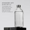aarke Glass Bottle – Exclusively Compatible with Carbonator Pro Sparkling Water Machine, Stainless Steel Cap, Dishwasher Safe, 800 mL/27 fl oz