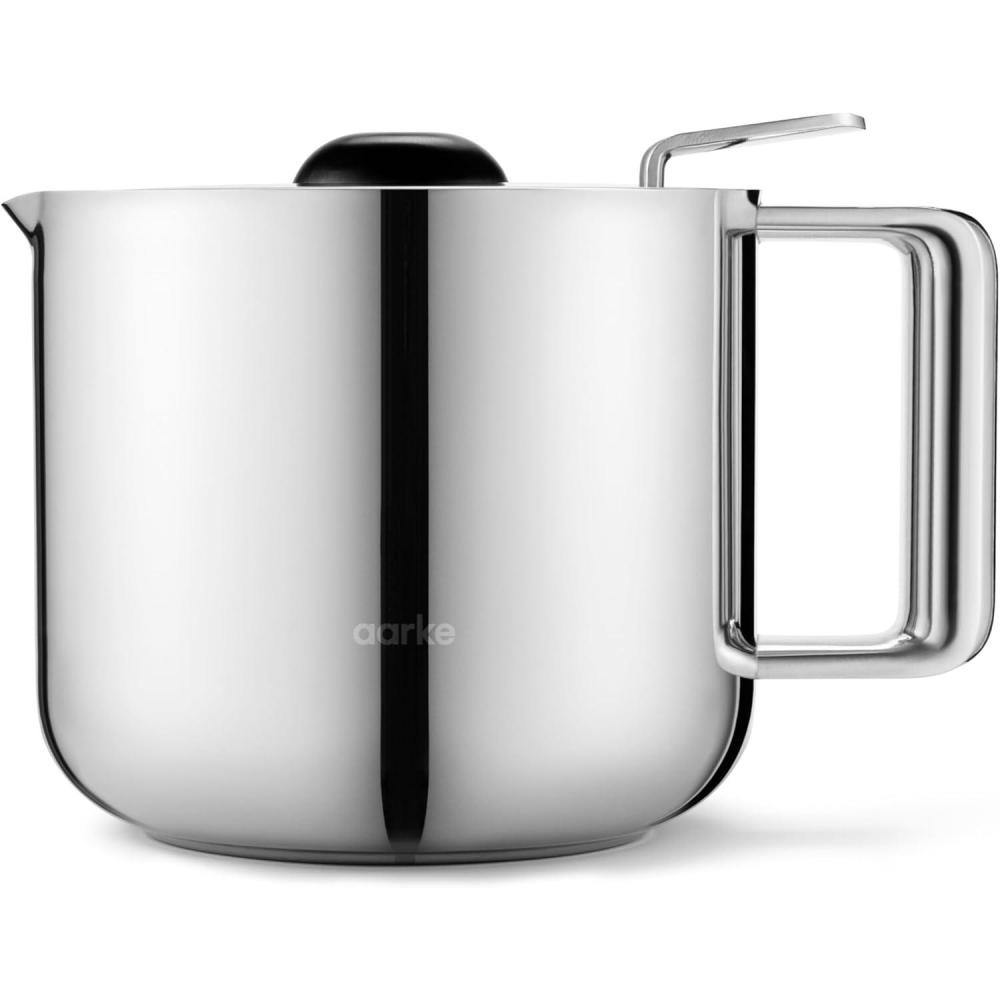 image:imageaarke Thermal Jug  Premium DoubleWall Vacuum Insulated Stainless Steel Coffee Carafe with PushandPour Lid 10 Cup Capacity Seamless Integration Coffee MakerStainless