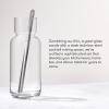 Aarke Nesting Carafe Crystal Glass (1.1 Litre) and Stainless Steel Bar Spoon(1.1 L)