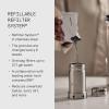 Aarke Purifier Regular 1.18L Glass Pitcher Bundle w/Steel Filter, BPA-Free, 3 Enriched + 1 Pure Granules – Filters & Adds Minerals(5 Cups / 1.18L – Enriched Bundle)