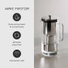 Aarke Purifier Regular 1.18L Glass Pitcher Bundle w/Steel Filter, BPA-Free, 3 Enriched + 1 Pure Granules – Filters & Adds Minerals(5 Cups / 1.18L – Pure Bundle)
