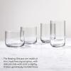 aarke Nesting Glasses, 4 x 290 ml (9.8 fl oz), Crystal Glass, Dishwasher Safe(Set of 4)