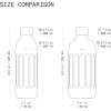 aarke To-Go Carbonator Pro Bottle – Stainless Steel Insulated Travel Water Bottle with Lid, Reusable 24 Hour Carbonation, Compatible with Only Carbonator Pro, 500 ml/17 fl oz(27.1 Ounces)