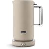 Aarke Stainless Steel Kettle – Perfect for Coffee and Tea Maker Enthusiasts, Non-Drip Spout, Double-Wall Construction, Dry Boil Protection, Heat-Safe Handle, LED Cool-Down Indicator, 1.2L (Steel)(Sand)