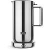 Aarke Stainless Steel Kettle – Perfect for Coffee and Tea Maker Enthusiasts, Non-Drip Spout, Double-Wall Construction, Dry Boil Protection, Heat-Safe Handle, LED Cool-Down Indicator, 1.2L (Steel)(Steel)
