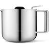 aarke Thermal Jug – Premium Double-Wall Vacuum Insulated Stainless Steel Coffee Carafe with Push-and-Pour Lid, 10 Cup Capacity, Seamless Integration Coffee Maker(Stainless)
