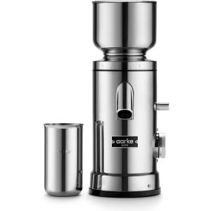 Aarke Coffee Grinder – Electric Coffee Bean Grinder, Stainless Steel, Adjustable Grind Size Dial, Large Capacity(Stainless)